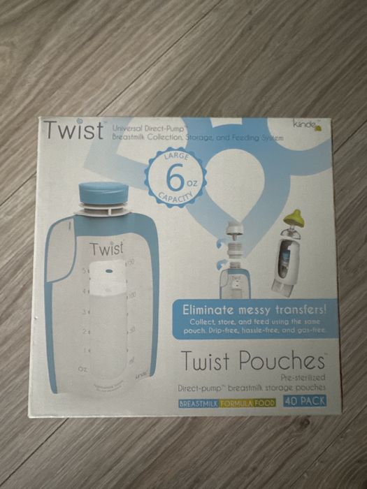 Kiinde Twist Pouches jednorazowe woreczki z zakretkami i adaptery