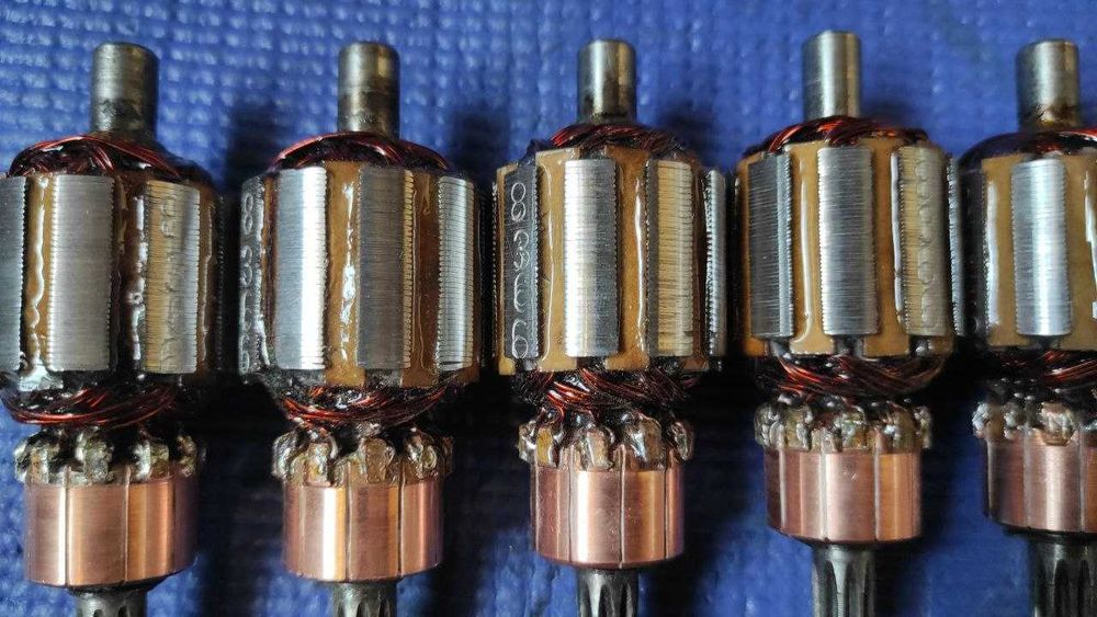 Перемотка двигунів (роторів, якорів) електроінстументів