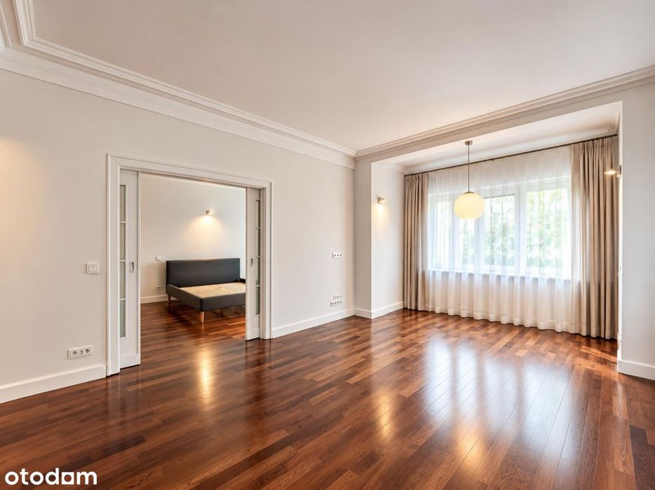 | 3 pokoje | 104 m²| Balkon z widokiem na park |