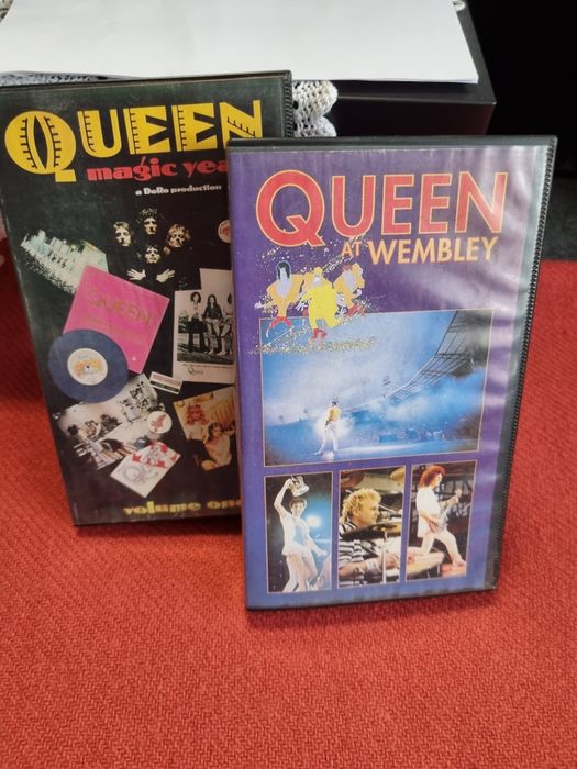 Kasety VHS zespołu quinn koncert na Wembley i nie tylko