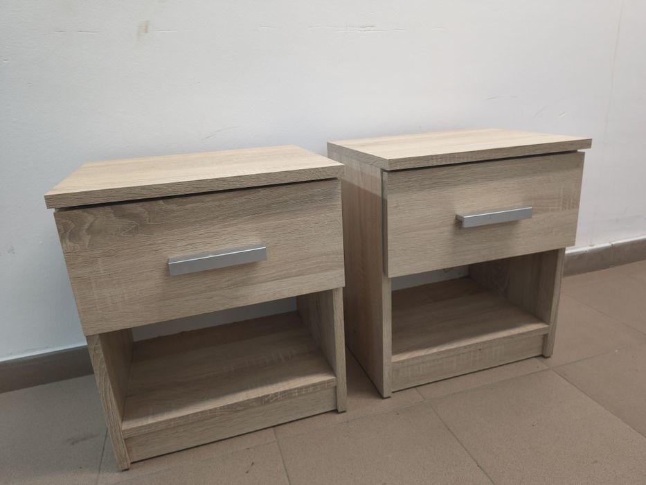 Dwie szafki nocne dąb sonoma