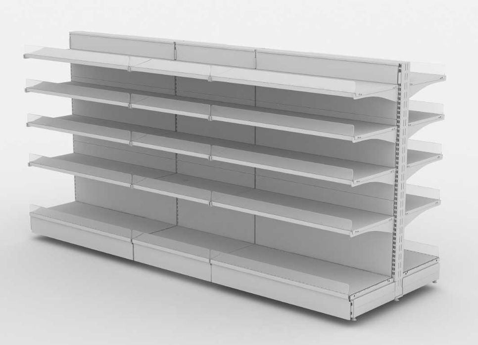 Стелаж пристінний торговий для магазину
