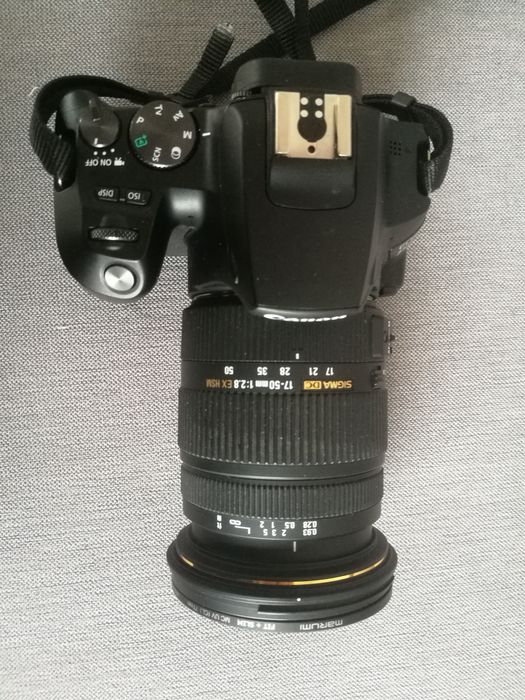 Canon 250d + Sigma 17-50mm f2.8 gwarancja