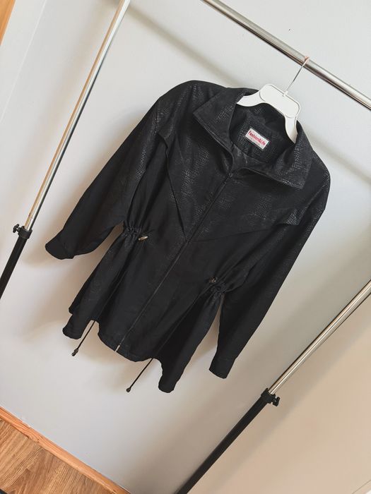 Czarna damska kurtka parka 44/46