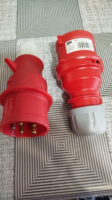 Розетка,вилка 16,32А 400V