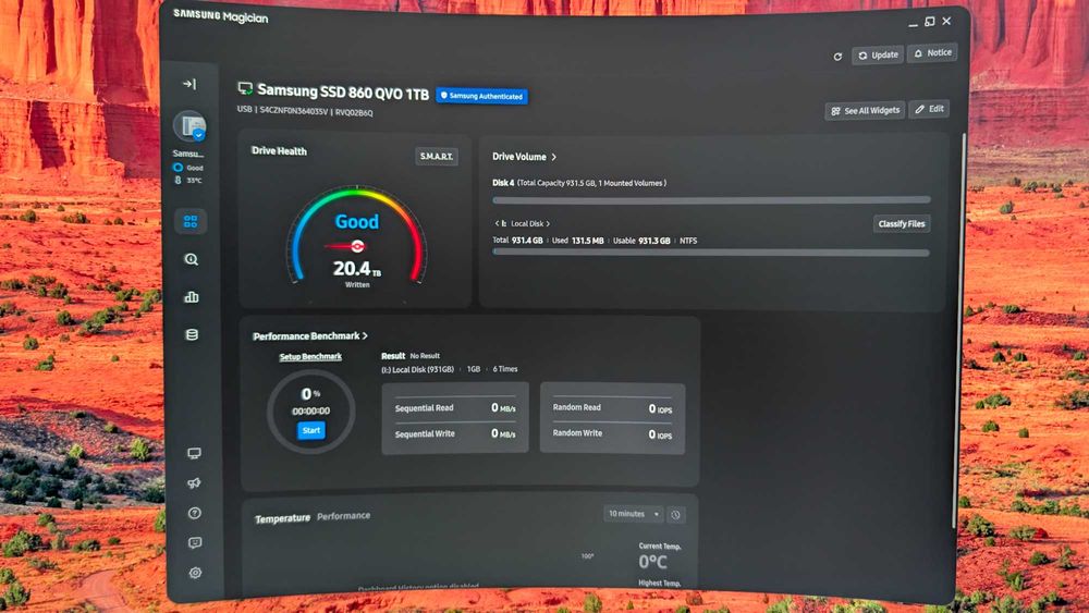 Dysk SSD Samsung 860 QVO 1TB 2.5" SATA III
