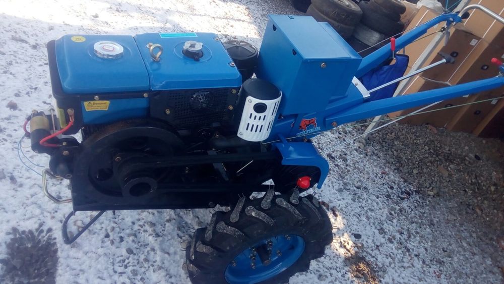 Мотоблок Zubr 12 к.с  з електричним стартером