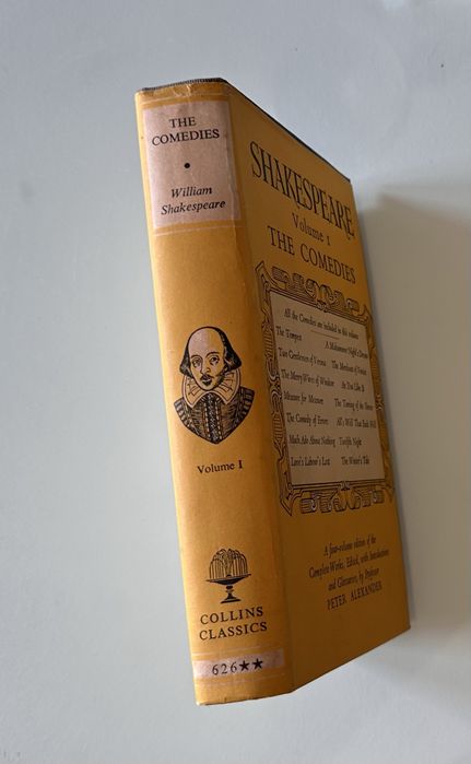 Livro antigo - edicao shakespeare volume I - capa dura