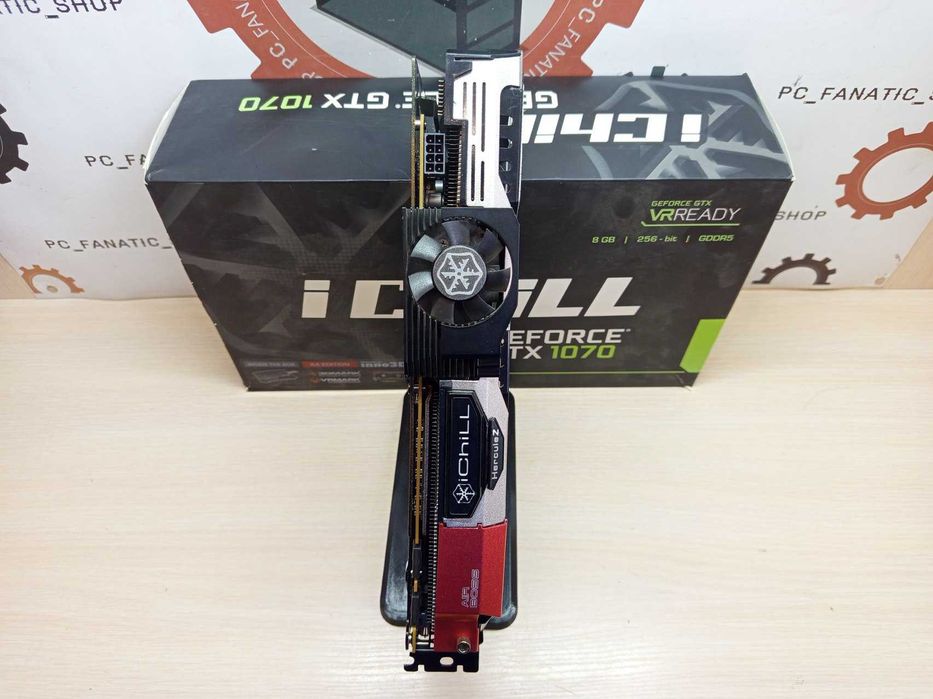 Відеокарта INNO3D GeForce GTX 1070 HerculeZ X3 V2 iCHILL Гарантія 1 м.