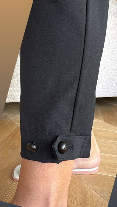 Louis Vuitton spodnie w wysokim stanem