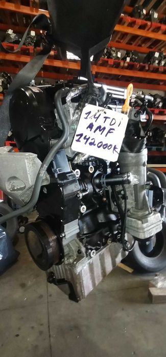 Motor 1.4 tdi Ref AMF Com 142000, COMPLETO COM GARANTIA
