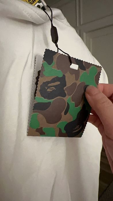 Футболка Bape/Бейп A Bathing Ape T-shirts Чорна  Біла Розмір М  L