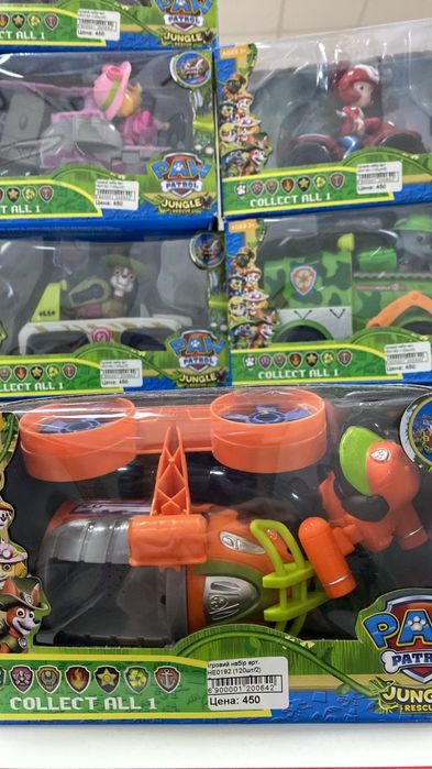 Щенячий патруль, Скай, Гонщик, Крепыш, Райдер, Маршал, Эверест