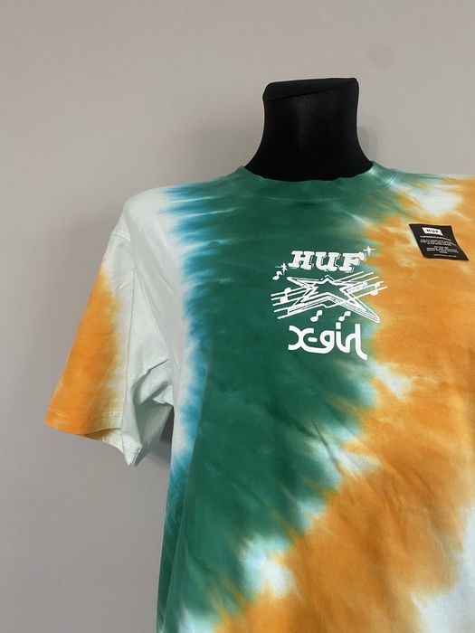 Podkoszulek nowy HUF bless up tie Dye Relax Tee, rozmiar M - z metką!