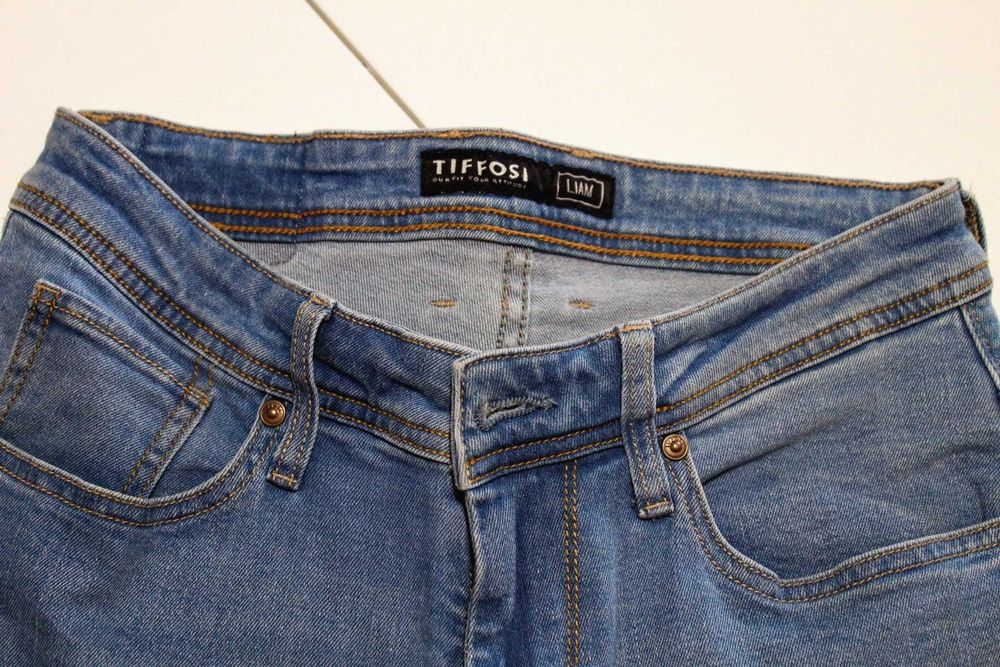 Calça de Ganga Azul Claro Tiffosi Tamanho 38 - Quase Nova