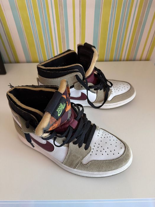 Jordan 1 zoom confort neutral Olive cherrywood