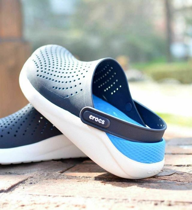 Крокси LiteRide Crocs Black Slate Grey