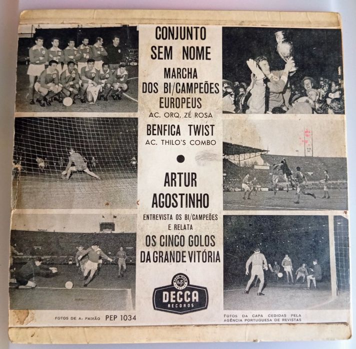 Discos de vinil Benfica antigos 7".Leia descrição.70€ todos.