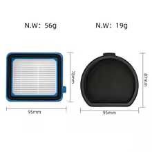kit filtros heap para aspirador vertical Electrolux PF91 ou AEG FX9