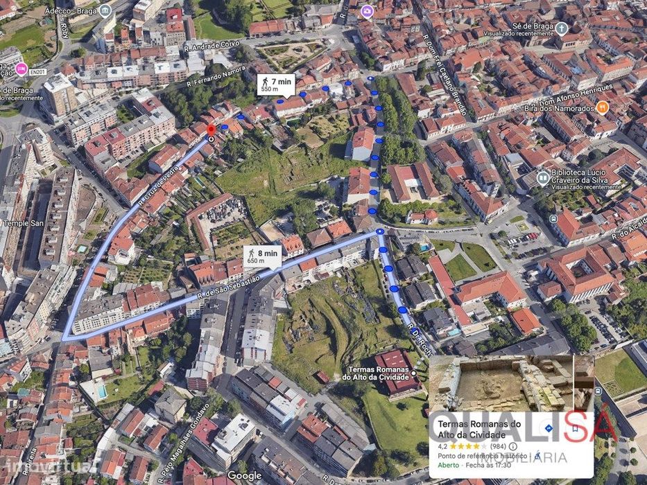 Apartamento T1 novo com varanda em Maximinos, a 100m do centro hist...