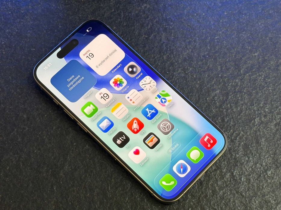 Smartfon Apple iPhone 15 Pro 128GB 6,1" 48Mpix Tytan naturalny / RATY