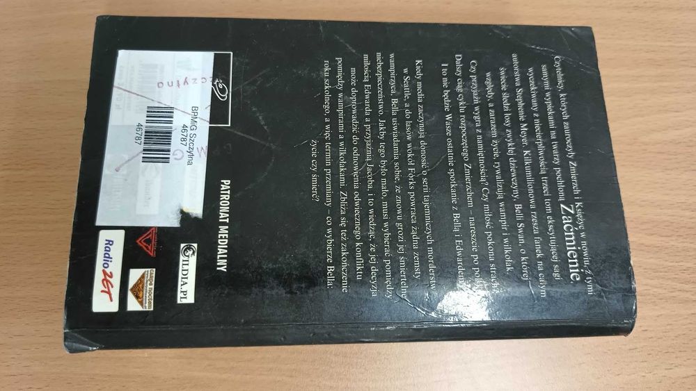 S.Meyer - Zaćmienie - Zmierzch, romantasy, romans, fantastyka