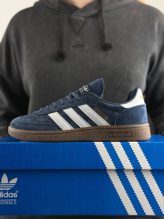 Жіночі кросівки адідас Adidas Handball Spezial Navy White [36-41]