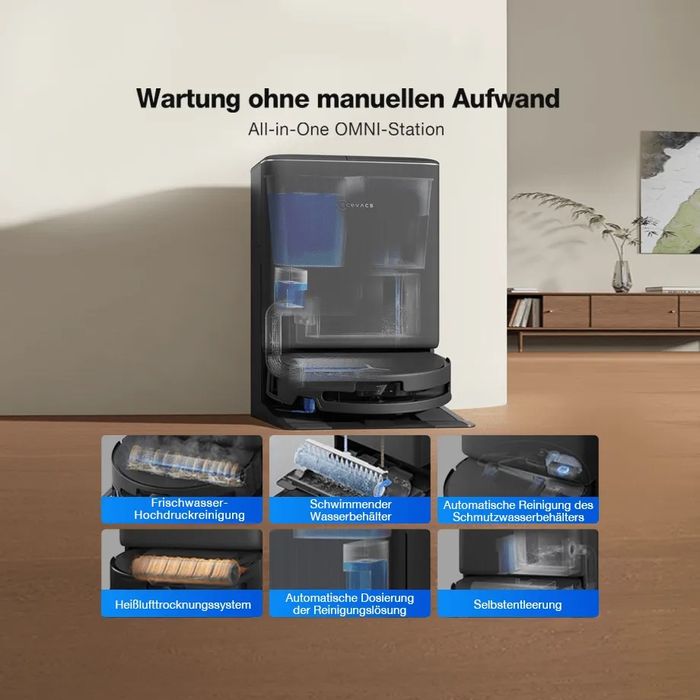 Миючий робот - пилосос Ecovacs DEEBOT T90 PRO OMNI НОВИНКА! ТОП Ціна!
