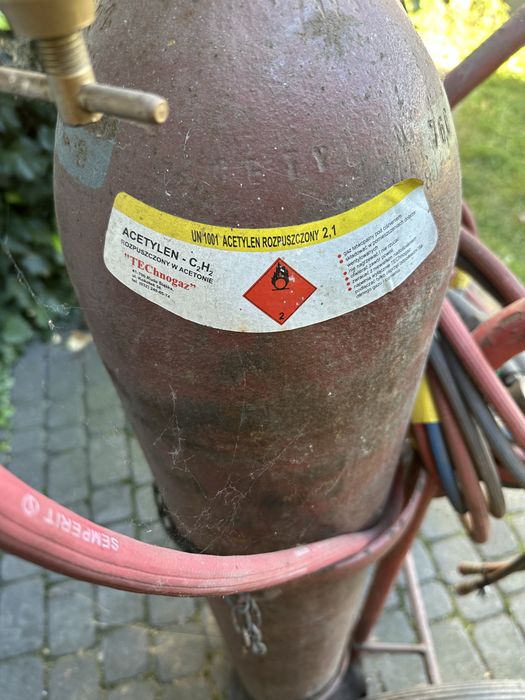 Palniki do cięcia gazowego komplet+wózek +reduktory,węże butla