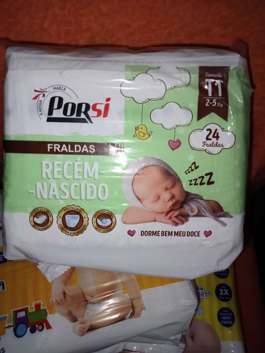 Fraldas novas vários tamanhos
