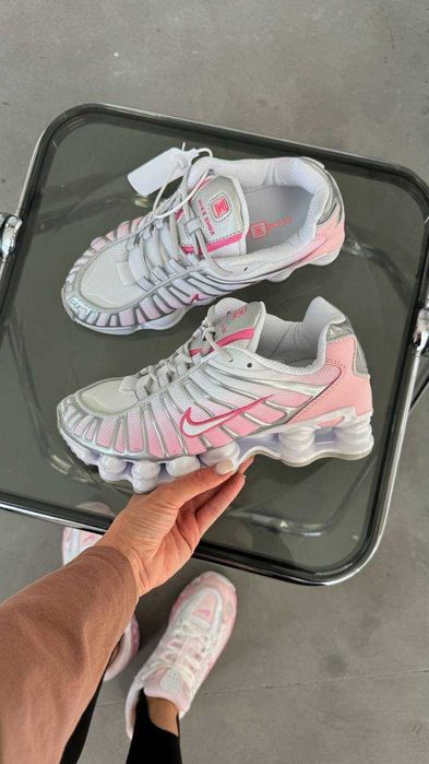 Женские кроссовки Nike Shox TL "Pink" Размеры 36-41