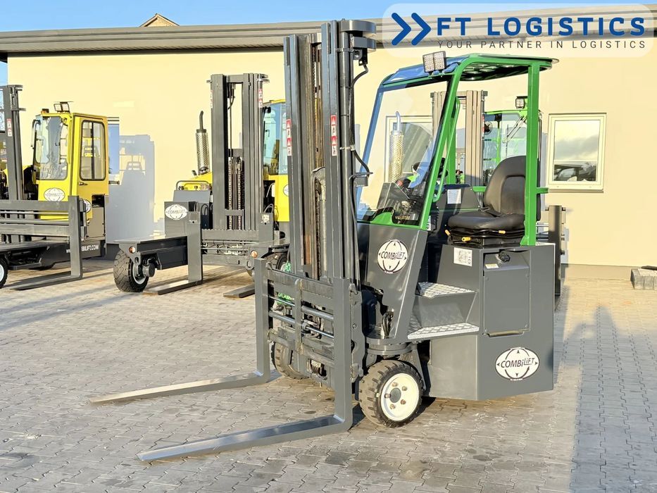 Combilift WÓZEK CZTEROKIERUNKOWY - WIELOKIERUNKOWY | COMBILIFT C2500CB | DIESEL | TRIPLEX 5500MM | POZYCJONER WIDEŁ | PRZESUW BOCZNY | WOLNY SKOK | STAN IDEALNY | Szeroka oferta wózków czterokierunkowych i bocznych, dopasowanych do różnorodnych potrzeb i