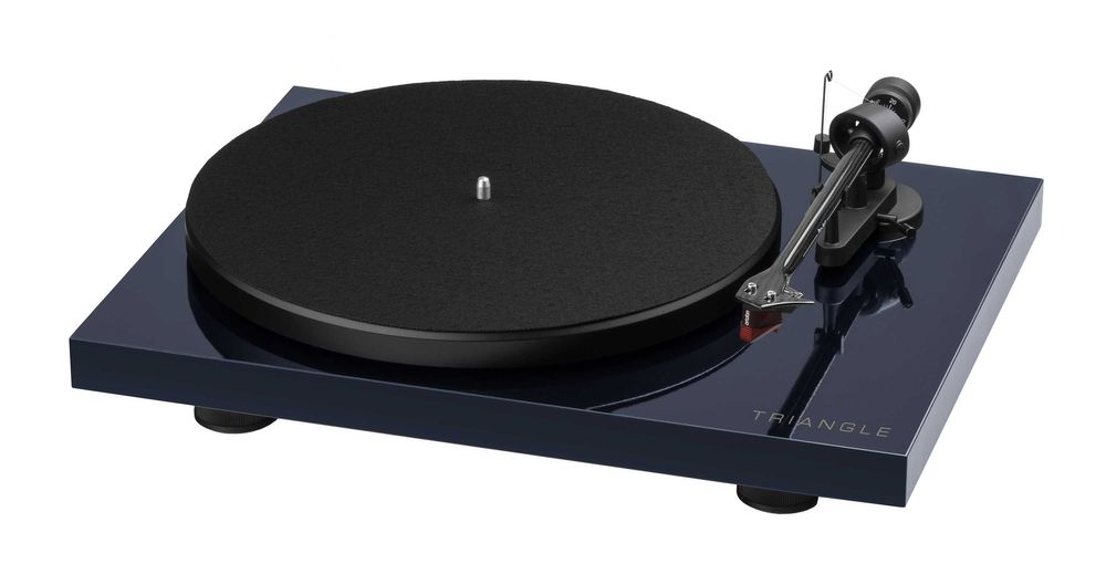 Triangle Lunar 3 gramofon, przedwzmacniacz MM + wkładka Ortofon 2M RED