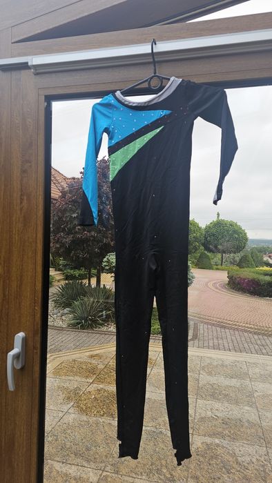 Kombinezon gimnastyka akrobatyka aerial silk hoop 140-146