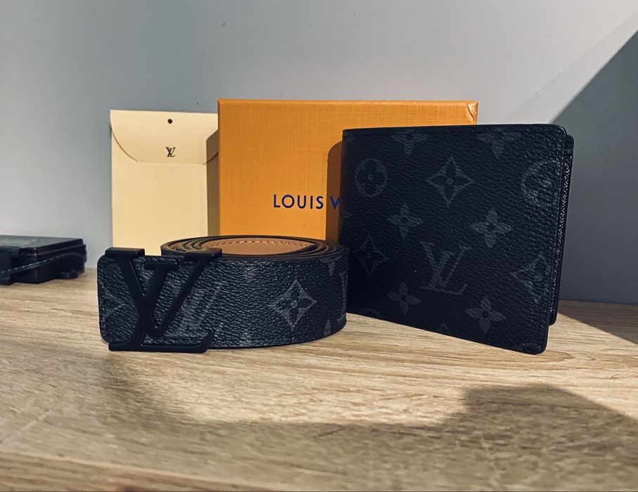 Zestaw: Pasek i Portfel Louis Vuitton