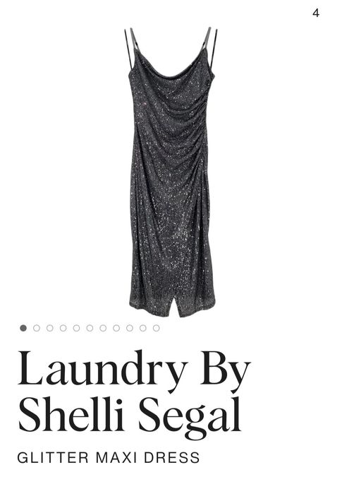 Loundry sukienka cekiny