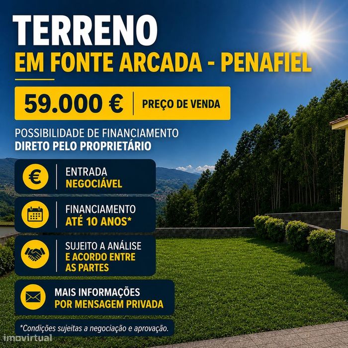Terreno Urbano para Construção – Fonte de Arcada | Penafiel