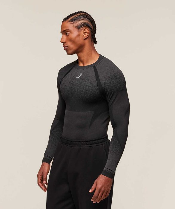 Рашгард Gymshark Shadow Seamless Лонгслів Кофта Джимшарк Оригінал