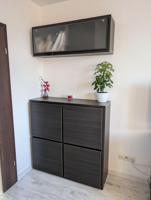 Komoda i szafka wisząca BRW Doors (Wenge)