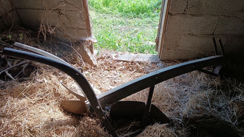 Carro de bois e outras antiguidades