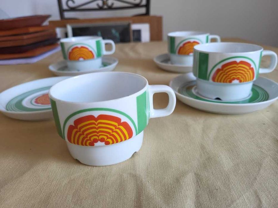 Chávenas Raras SPAL Porcelanas Anos 70