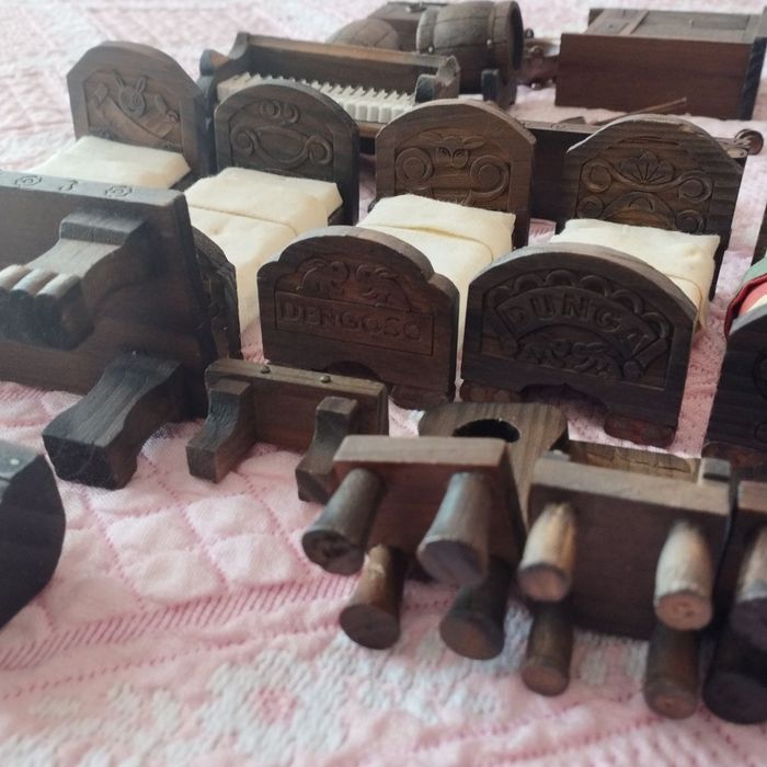 Brinquedos mobília casa de brincar branca de neve e os 7 anões