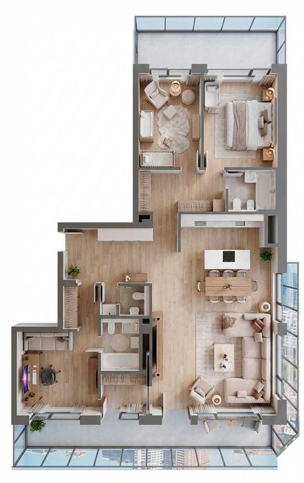 Плануй майбутнє. 3D-візуалізація інтер'єру чи екстер'єру.