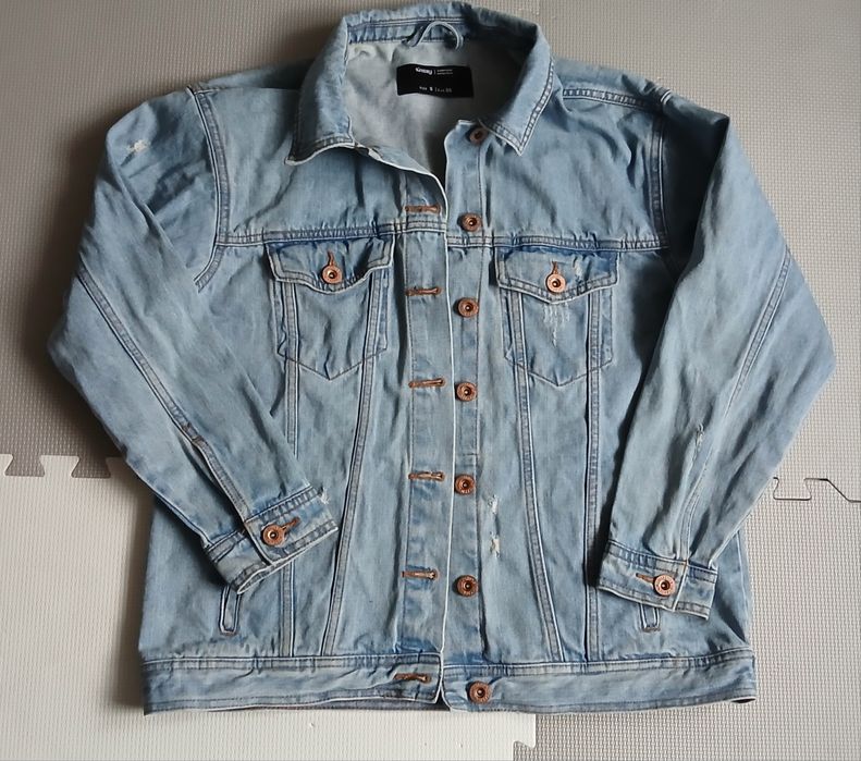 Kurtka męska jeansowa oversize