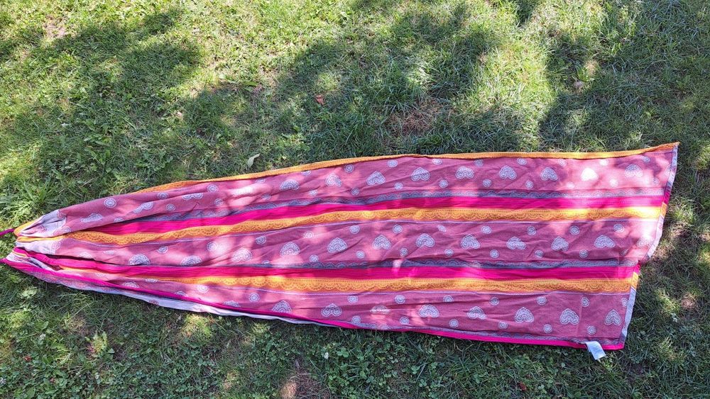 Chusta kółkowa wiśniowa koronka Lenny Lamb