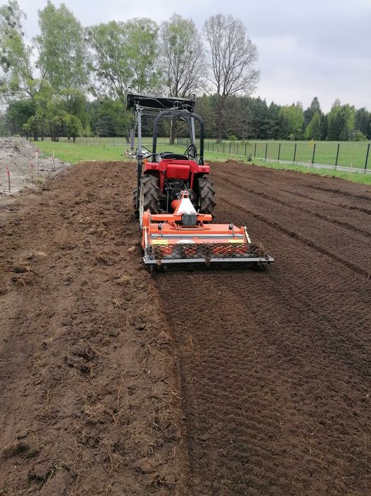 Usługi minikoparką traktorem glebogryzarką separacyjną koszenie