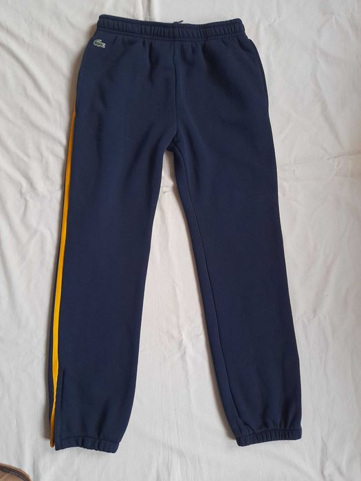 spodnie dresowe bawełniane lacoste na 164 cm