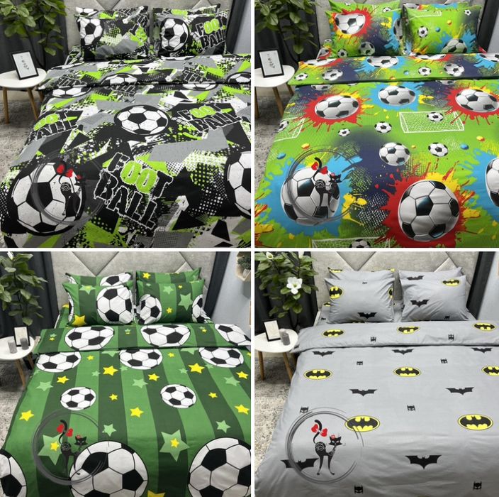 простынь на резинке хлопок постельное белье постільна білизна