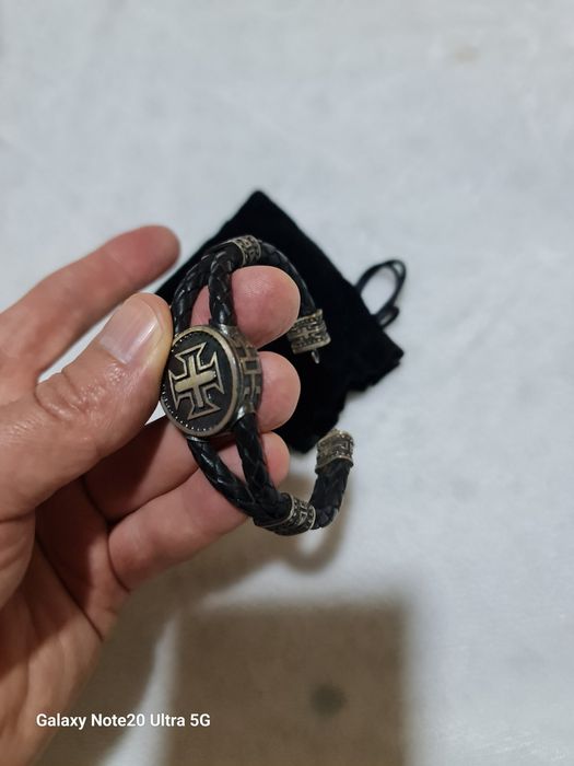 Pulseira em prata símbolos de Portugual