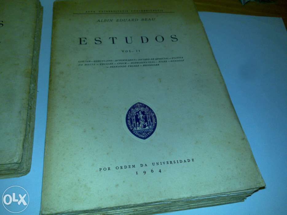 estudos volume I e II (albin eduard beau) 1959 e 1964 - 2 livros raros